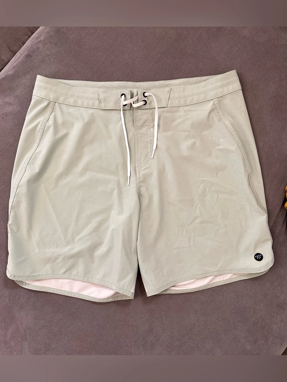 Free Fly Mens Dawn Patrol Boardshort 34 Sage Green Recycled Stretch Surf